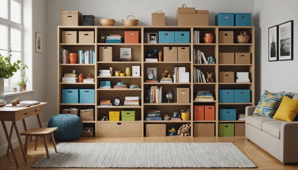 Boîte et accessoires de rangement maison pour un espace harmonieux